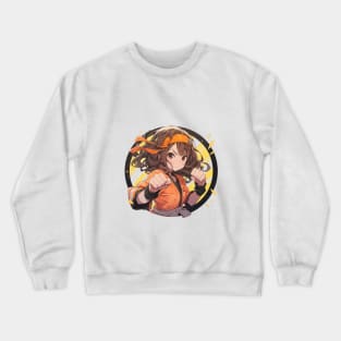 Fighting girl 1 Crewneck Sweatshirt